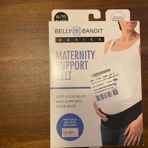 Maternity Support Belt XL Black + heat/ice pack